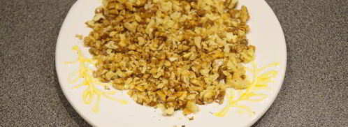 бутерброды с сельдью и орехами. Шаг 2