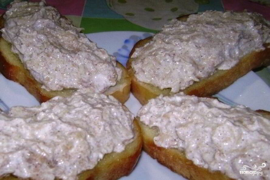 Рецепт бутерброды с творожно-яблочной массой