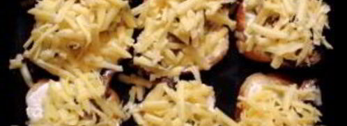 бутерброды со шпротами в духовке. Шаг 5