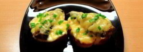 бутерброды со шпротами в духовке. Шаг 7