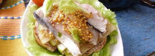 бутерброды со скумбрией и яблоками. Шаг 8