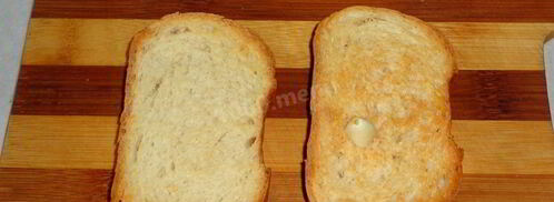 бутерброды в духовке с помидорами. Шаг 4