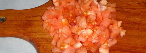 бутерброды в духовке с помидорами. Шаг 6