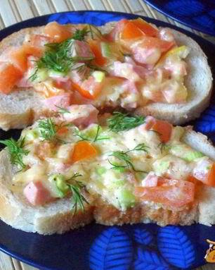 Горячие бутерброды Мозаика