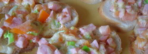 горячие бутерброды мозаика. Шаг 3