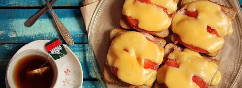 горячие бутерброды с колбасой в микроволновке. Шаг 7