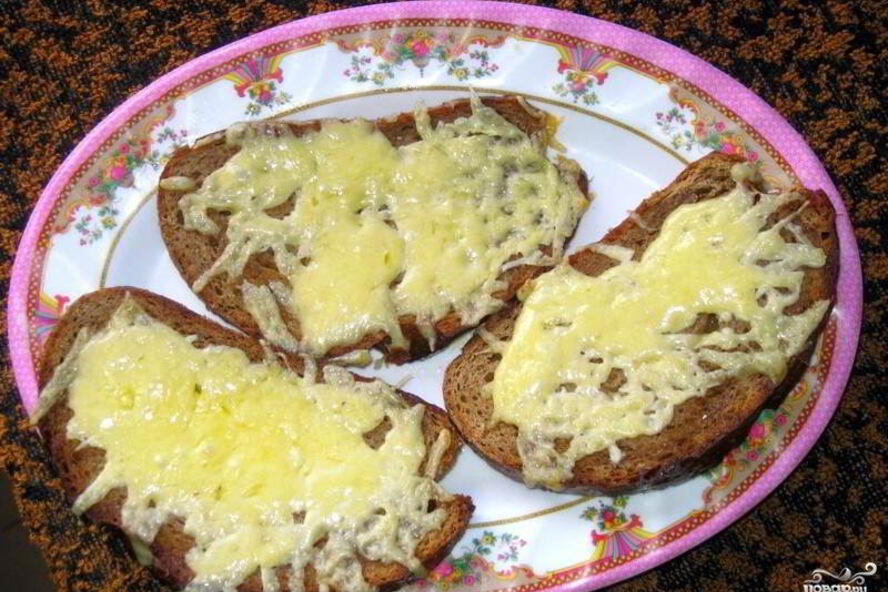 Рецепт горячие бутерброды с сыром в духовке