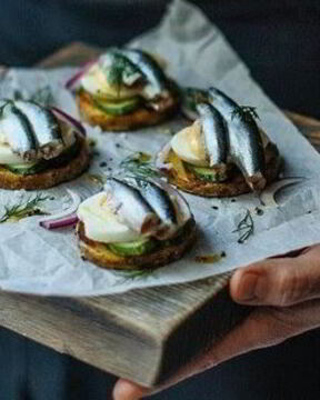 Клевые бутерброды на печеном картофеле