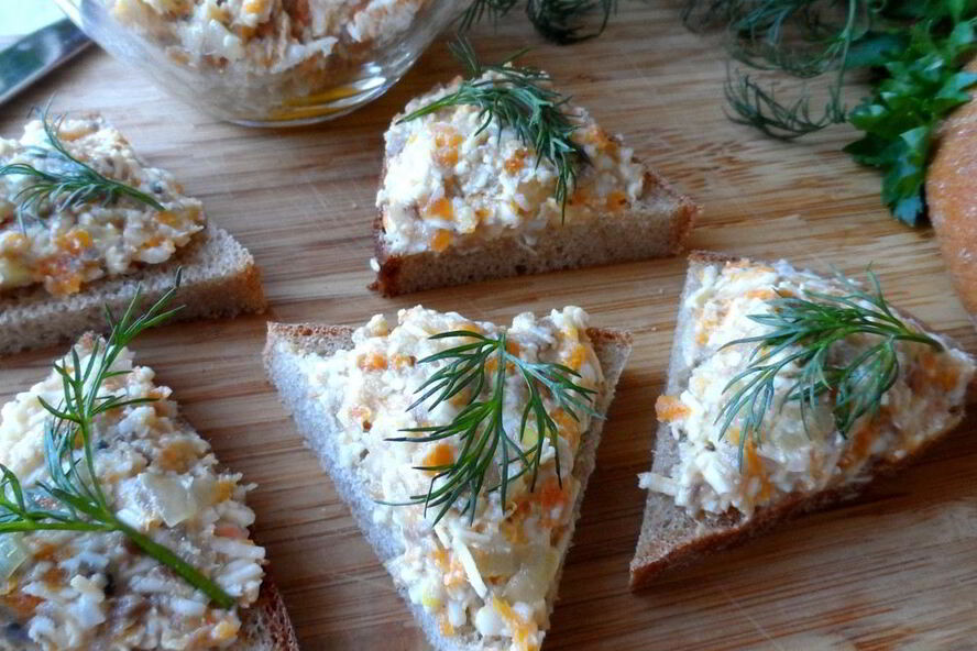 Рецепт паста для бутербродов с сельдью