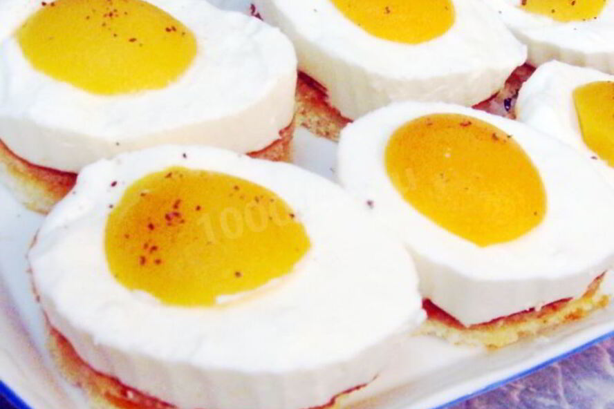 Рецепт пирожного бутерброда с яйцома