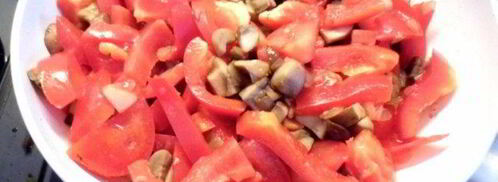 сухарики бутербродные с грибной икрой. Шаг 2