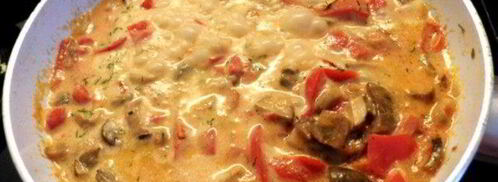 сухарики бутербродные с грибной икрой. Шаг 3