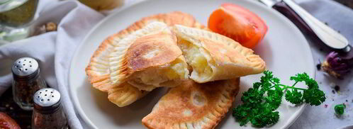 чебуреки с картошкой. Шаг 9