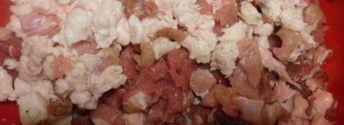 деревенская пальцемпханная колбаса. Шаг 2