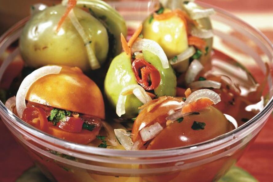 Рецепт фаршированные зеленые помидоры