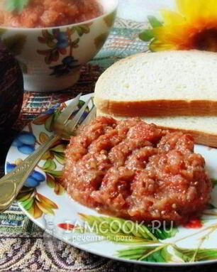 Икра из баклажанов и перца по-Донецки