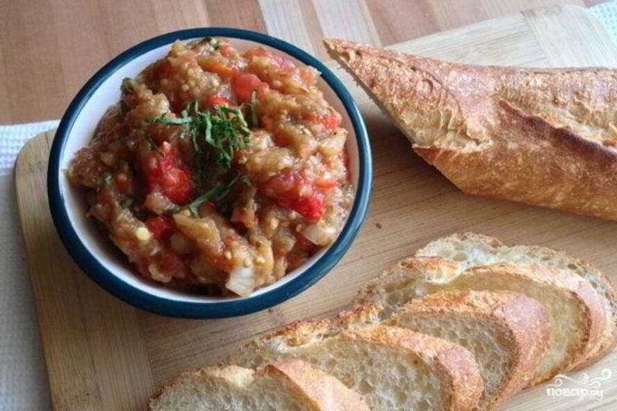 Рецепт икра из баклажанов и перца