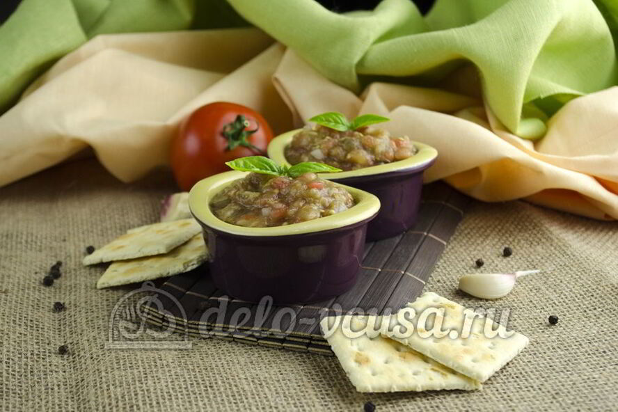 Рецепт икра из баклажанов со свежими помидорами