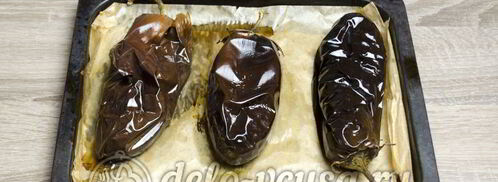 икра из баклажанов со свежими помидорами. Шаг 2