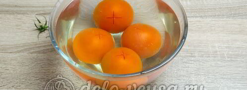 икра из баклажанов со свежими помидорами. Шаг 4