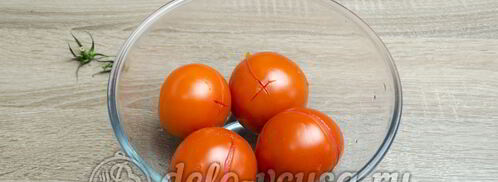 икра из баклажанов со свежими помидорами. Шаг 5