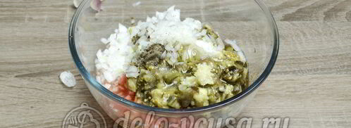 икра из баклажанов со свежими помидорами. Шаг 10