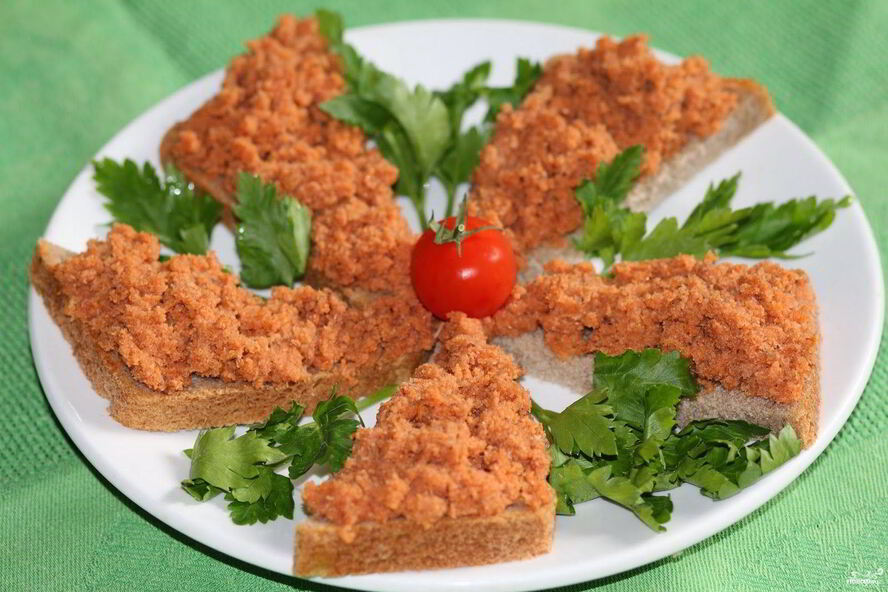 Рецепт икра из манки