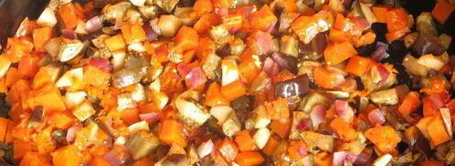 икра из тыквы и баклажанов. Шаг 7