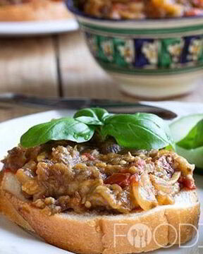 Икра из запеченных баклажанов