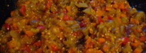 икра из запеченных баклажанов. Шаг 6