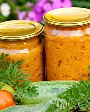 Кабачковая икра с майонезом