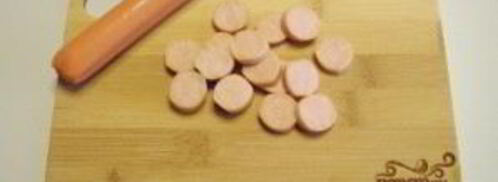 канапе обезьянки на шпажках. Шаг 4