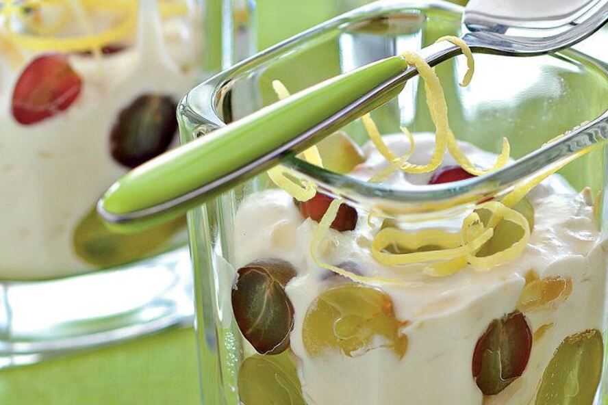 Рецепт коньячный сыр с виноградом