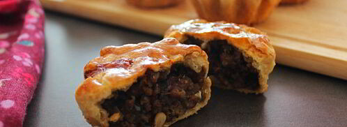 корзиночки с фаршем, печеным баклажаном и кедровыми орешками. Шаг 5