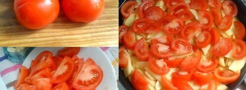 куриные бедра маринованные в кефире, с картошкой. Шаг 4