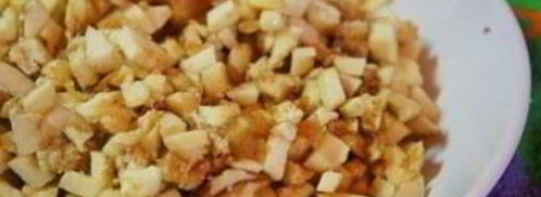 лодочки из баклажанов с курицей. Шаг 2