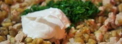 лодочки из баклажанов с курицей. Шаг 5