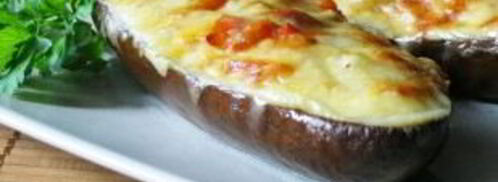 лодочки из баклажанов с курицей. Шаг 9