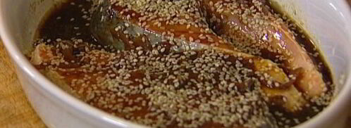 маринованная семга с кунжутом. Шаг 4