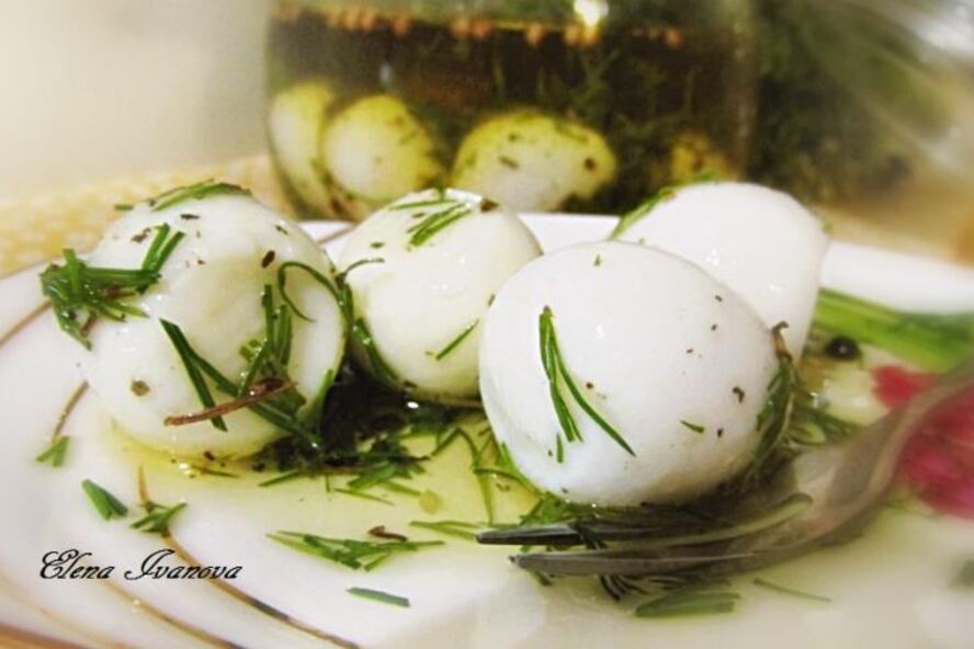 Рецепт маринованные яйца