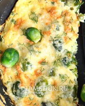 Белковый омлет в духовке