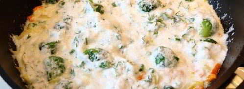 белковый омлет в духовке. Шаг 13