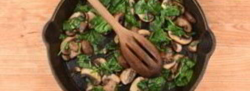 фриттата с грибами и шпинатом. Шаг 2