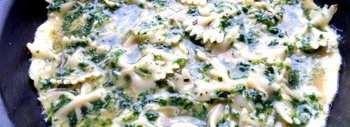 фриттата с макаронами и шпинатом. Шаг 17