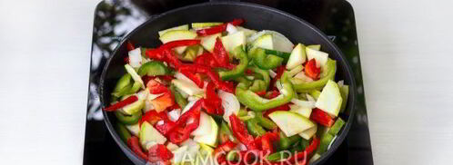 фриттата с овощами. Шаг 4