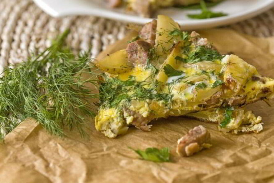 Рецепт крестьянский омлет