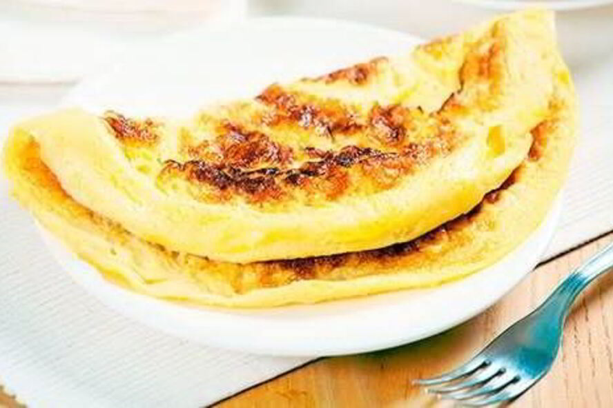 Рецепт омлет на молоке