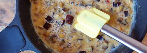 омлет с баклажанами. Шаг 6