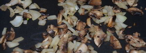 омлет с грибами. Шаг 4