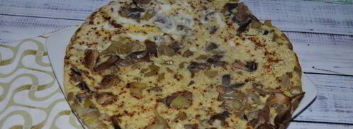 омлет с грибами. Шаг 6